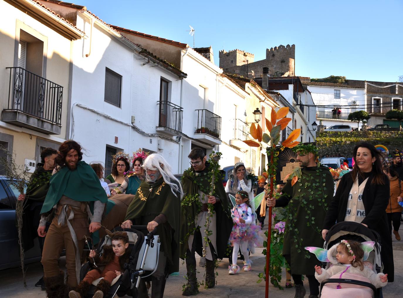 Desfile de comparsas del Carnaval del Buche. Alburquerque 2024
