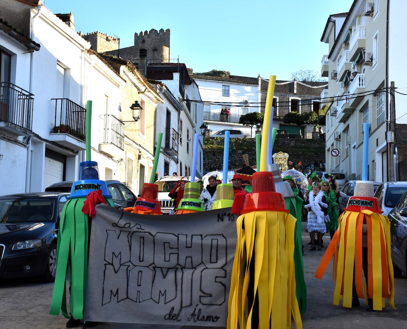 Desfile de comparsas del Carnaval del Buche. Alburquerque 2024