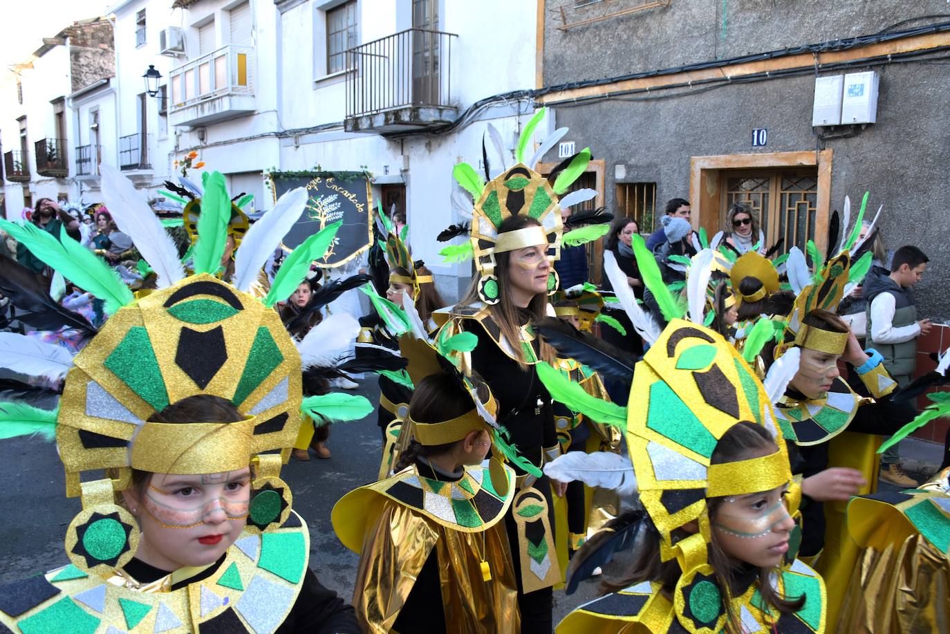 Desfile de comparsas del Carnaval del Buche. Alburquerque 2024