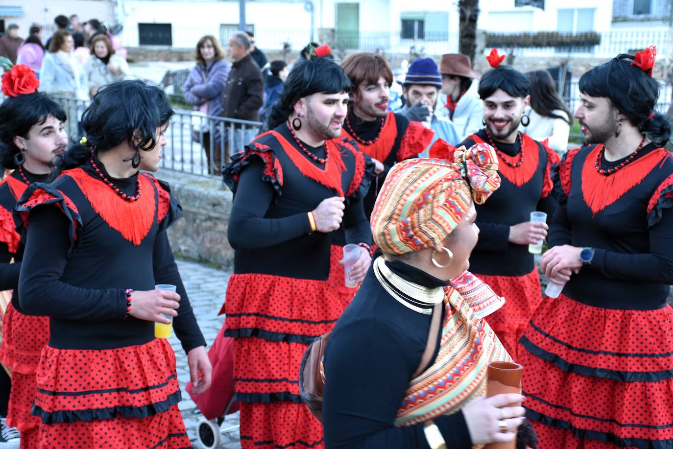 Desfile de comparsas del Carnaval del Buche. Alburquerque 2024