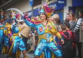 Imagen de archivo del desfile del Carnaval Romano.
