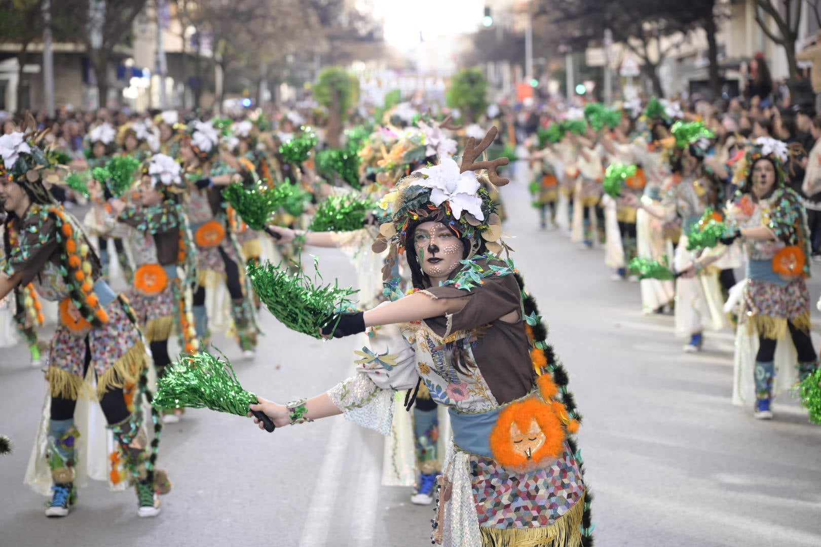 Las mejores imágenes del colorido desfile infantil del Carnaval de Badajoz 2024 (II)