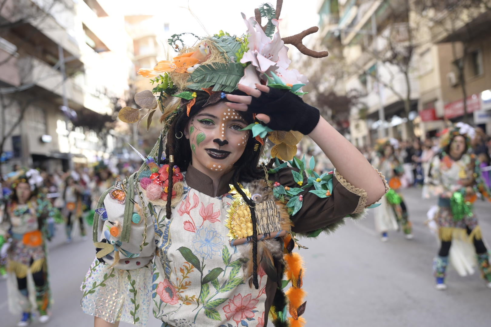 Las mejores imágenes del colorido desfile infantil del Carnaval de Badajoz 2024 (II)