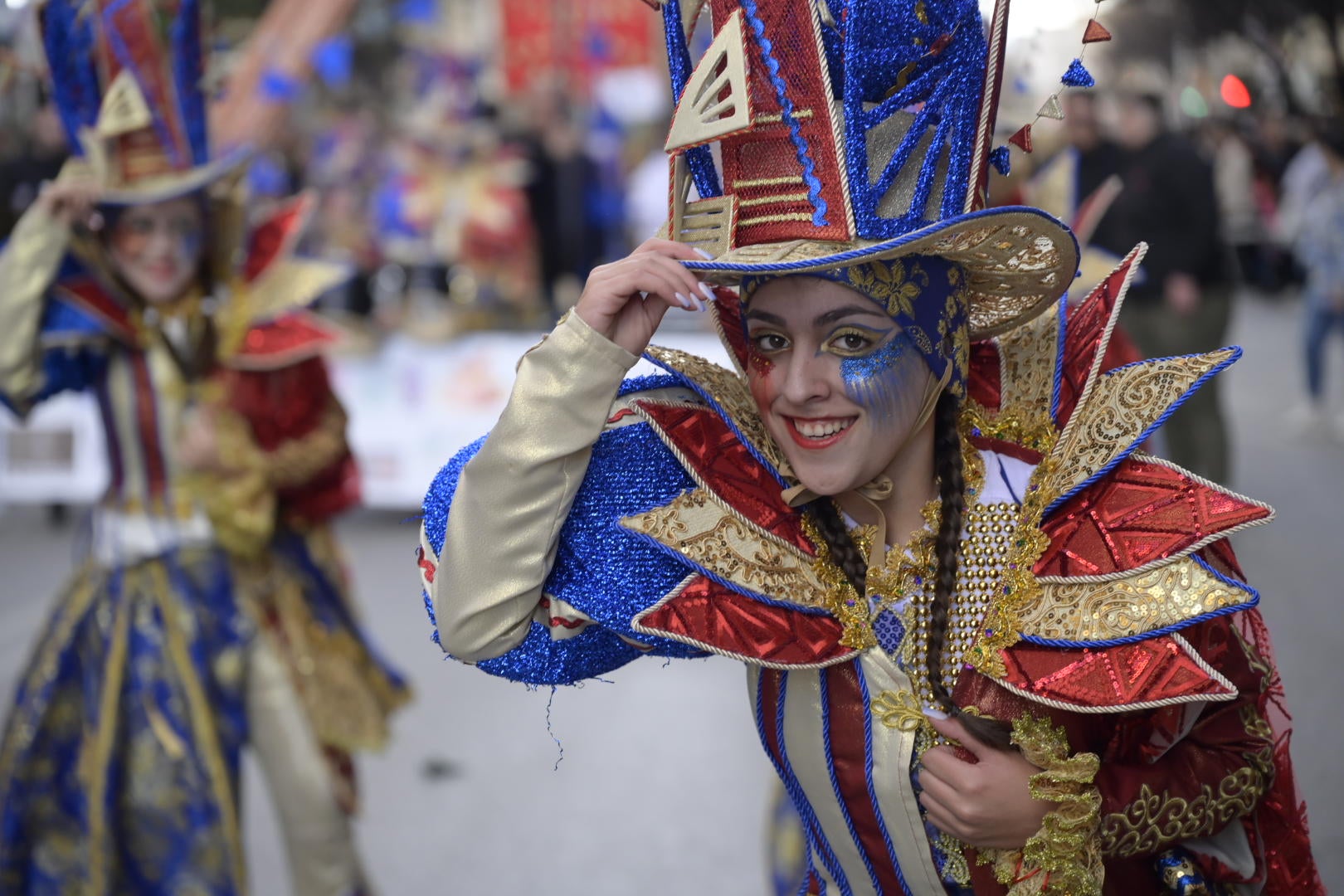 Las mejores imágenes del colorido desfile infantil del Carnaval de Badajoz 2024 (II)