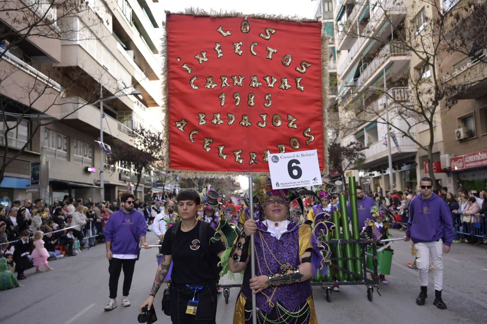 Las mejores imágenes del colorido desfile infantil del Carnaval de Badajoz 2024 (II)