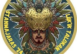 Anagrama de la comparsa Stanmajaras para este año 2024 y que llevarán en su chapas.