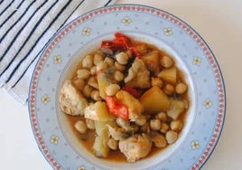 Legumbres, verduras y pescado, una mezcla deliciosa.