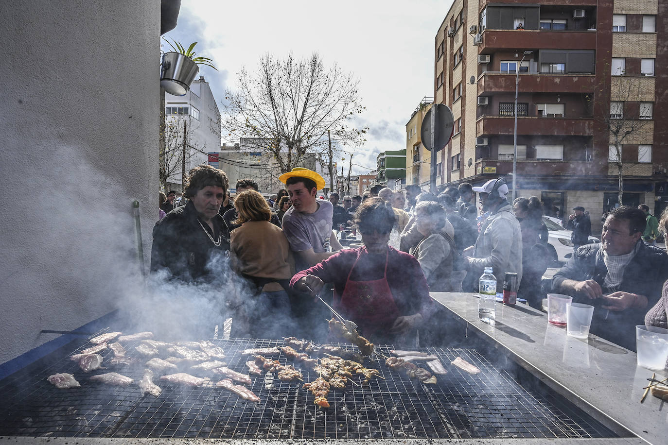 Imágenes del ambiente en San Roque, que no ha llorado a su sardina