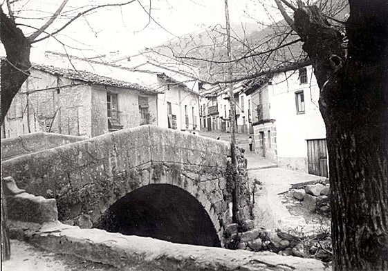 Imagen antigua de Hervás.