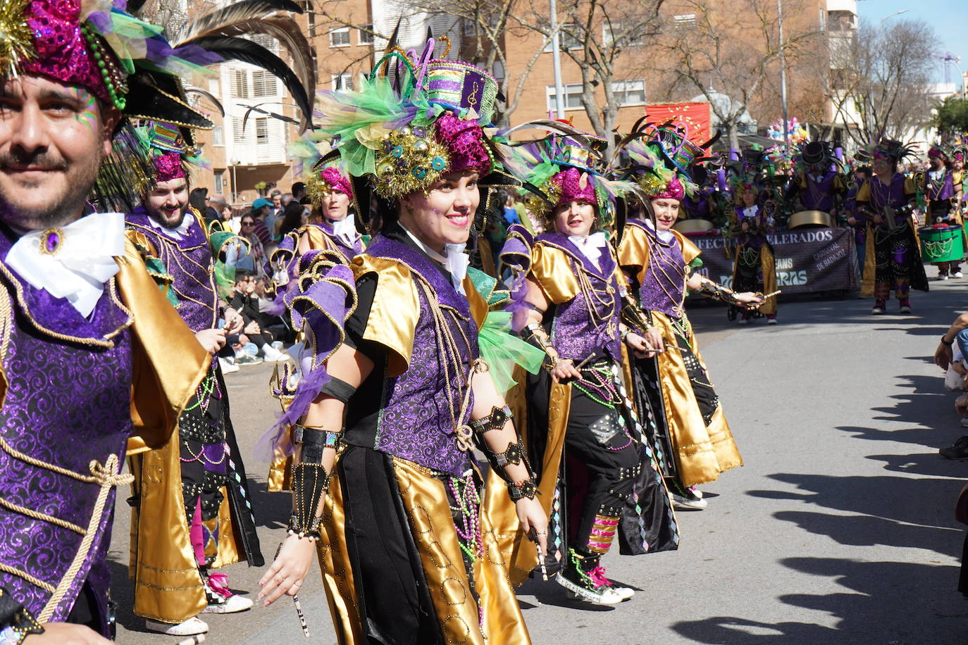 Las mejores imágenes del Desfile despedida del Carnaval de Badajoz 2024 (II)