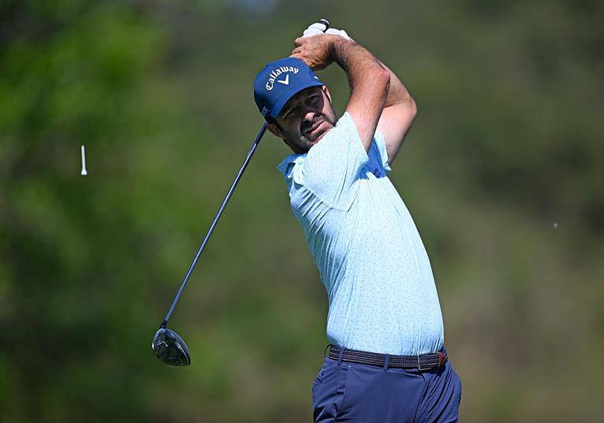 Jorge Campillo, este jueves en el Abierto de México.