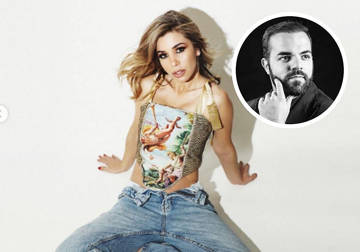 Imagen que ha subido Natalia a sus redes sociales. En el círculo, Christian Acedo