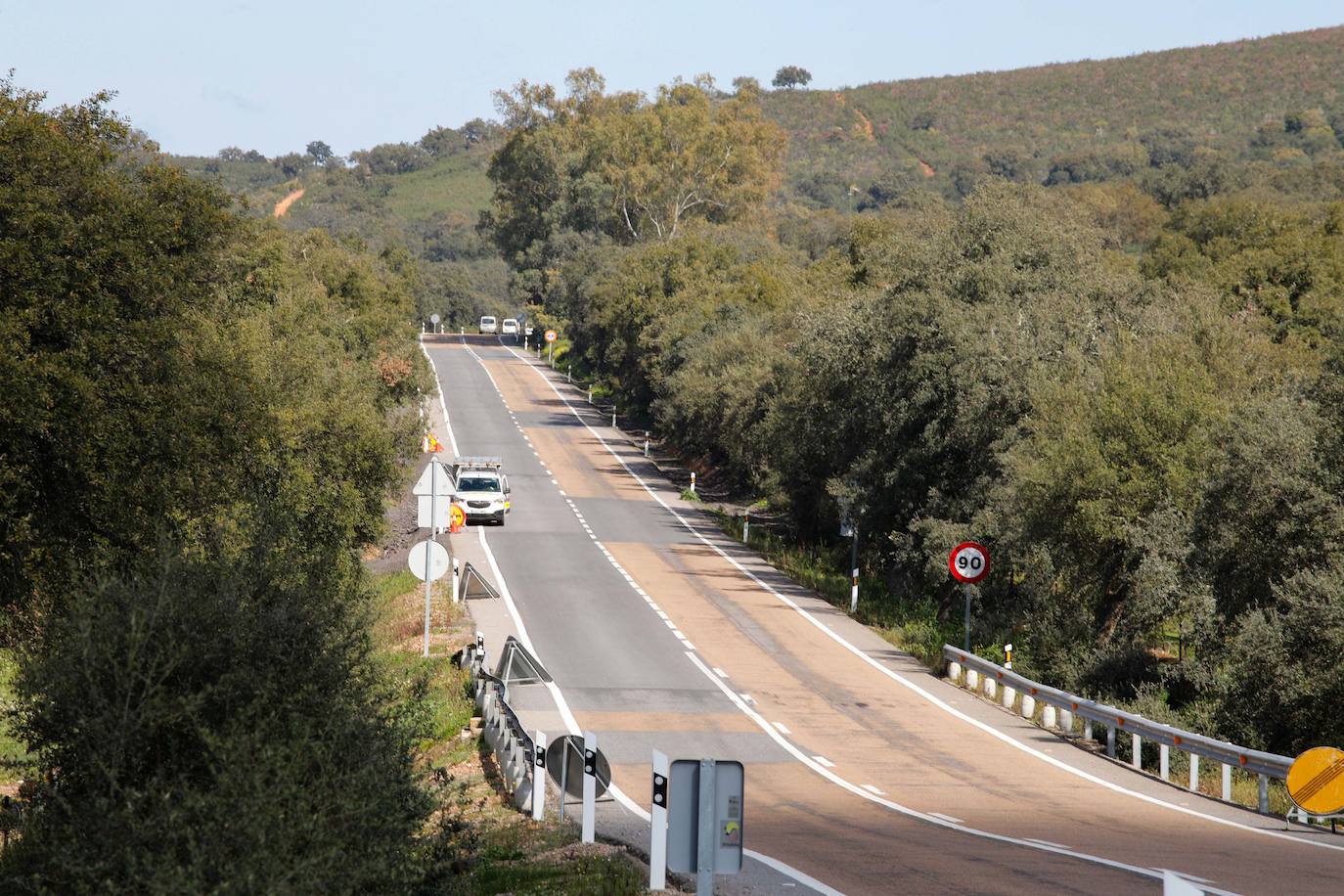 Estado de la carretera Badajoz-Cáceres