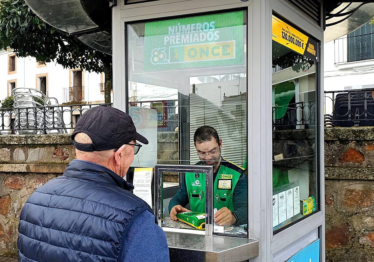 Quiosco de la ONCE en Alburquerque