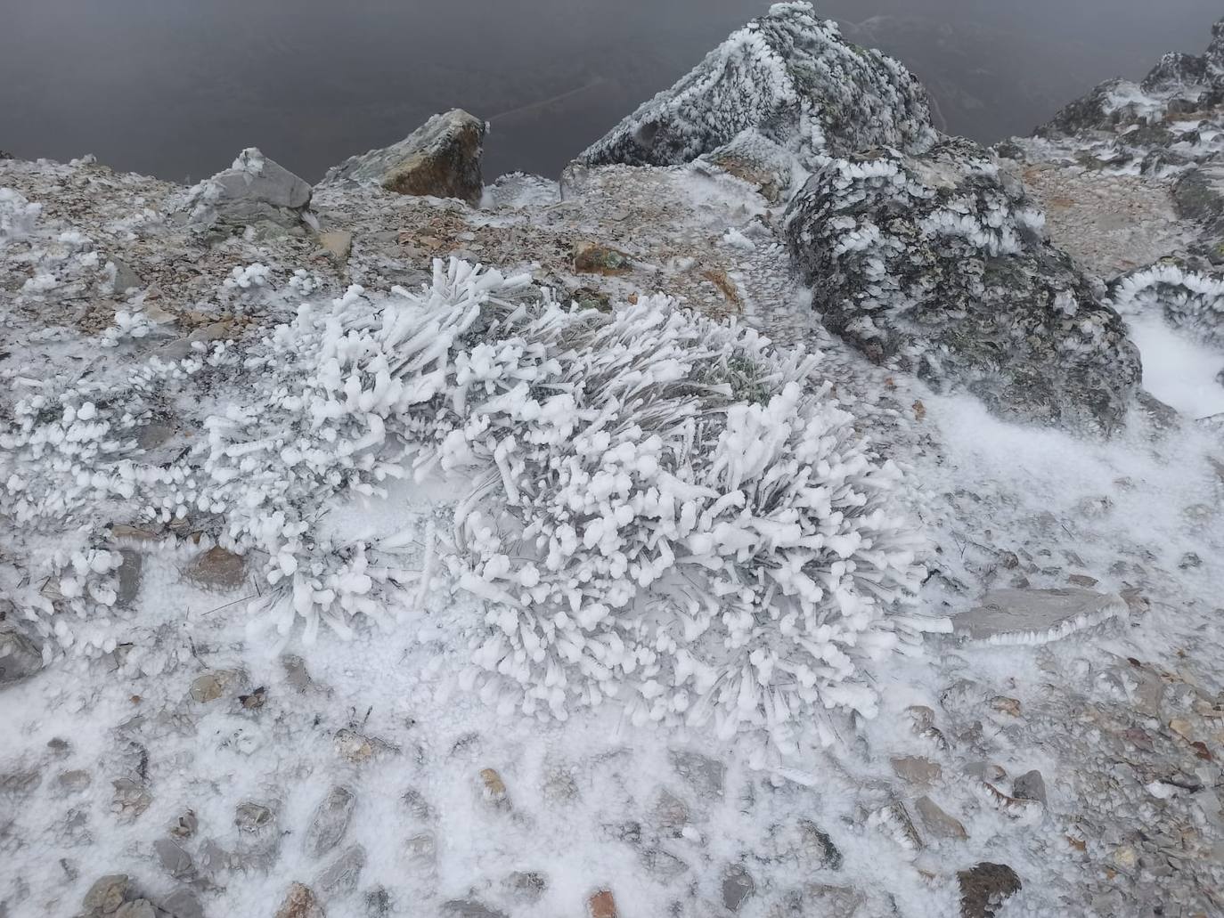 Estampas invernales en el Pico Villuercas