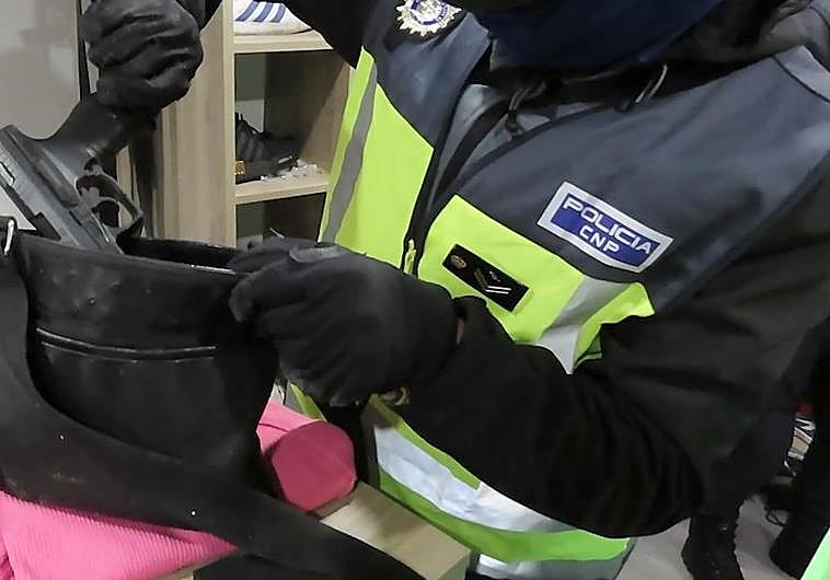 En los registros llevados a cabo en Badajoz, los agentes han incautado dos armas de fuego.
