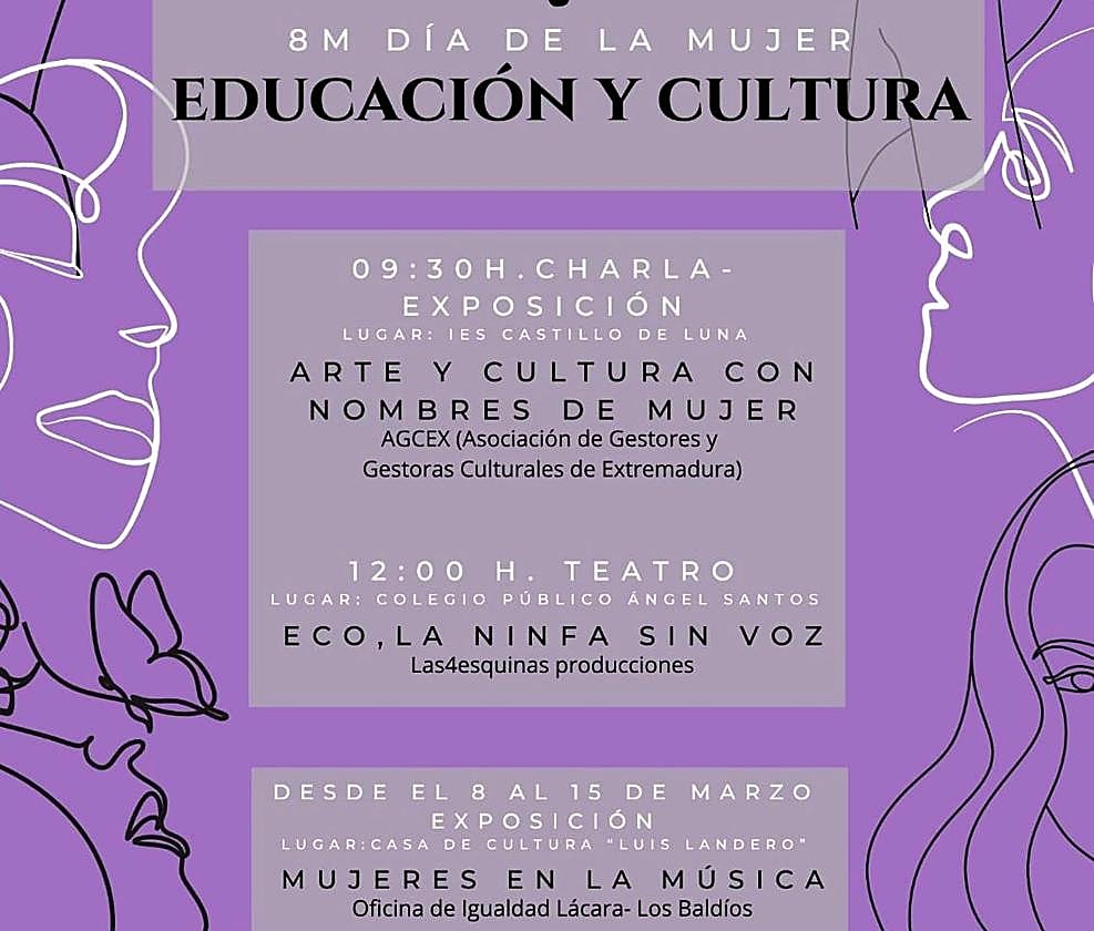 Actividades programadas en Alburquerque con motivo del 8M