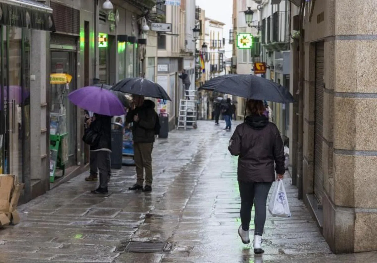 Ampliadas las alertas por lluvia y nieve en Extremadura hasta el sábado