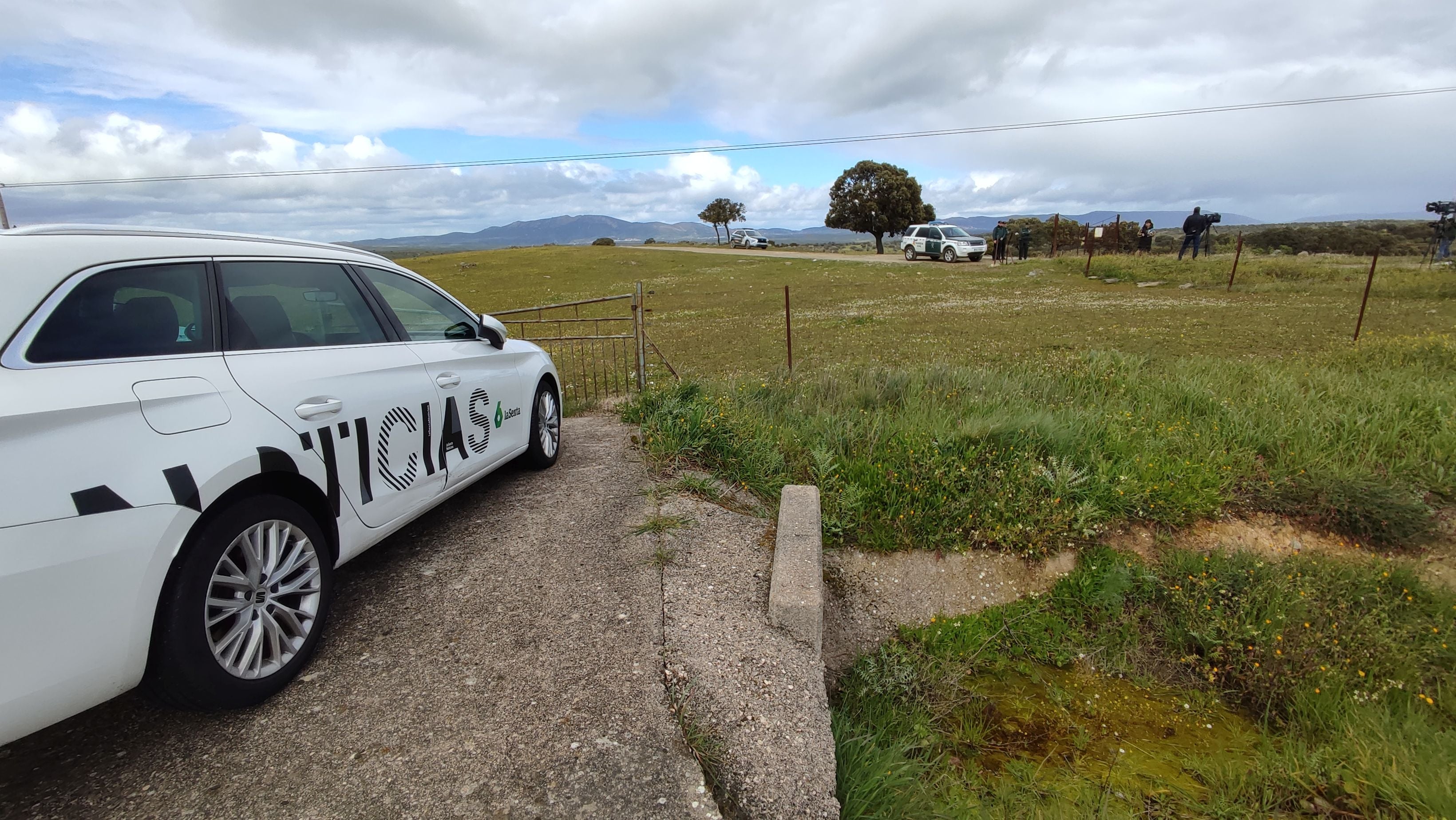 La zona de Hinojal donde se ha hallado el cadáver, en imágenes