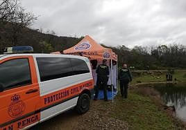 Así ha sido el rescate del cuerpo y el vehículo en el embalse de Baños de Montemayor