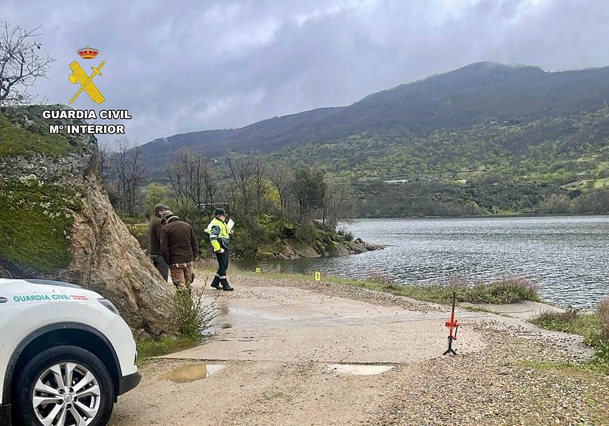 Lugar donde tuvo lugar el accidente en el que murió J. G. M.