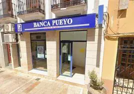 Oficina de Banca Pueyo en Campanario.