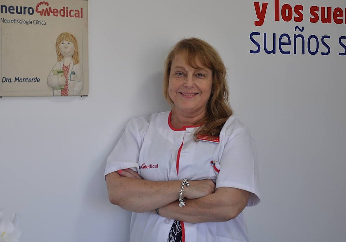 La doctora Monterde tiene su clínica en Badajoz y es especialista en trastornos del sueño.