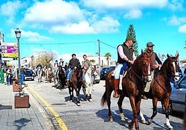 La ruta atraviesa el centro en una edición anterior