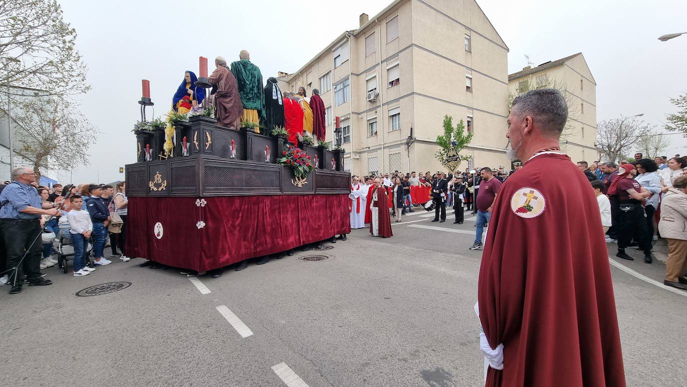 Procesión de la Sagrada Cena con Nuestra Señora del Patrocinio en Mérida