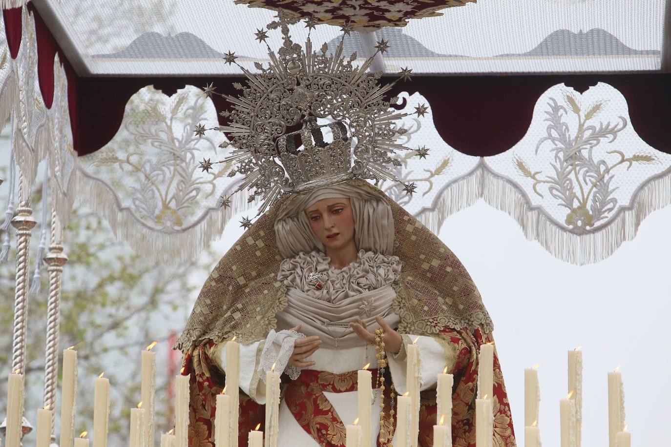 Procesión de la Sagrada Cena con Nuestra Señora del Patrocinio en Mérida