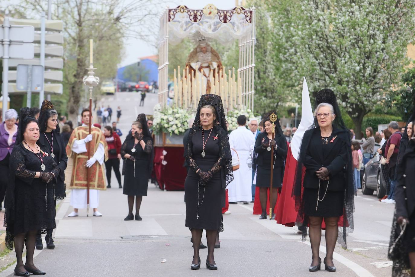 Procesión de la Sagrada Cena con Nuestra Señora del Patrocinio en Mérida