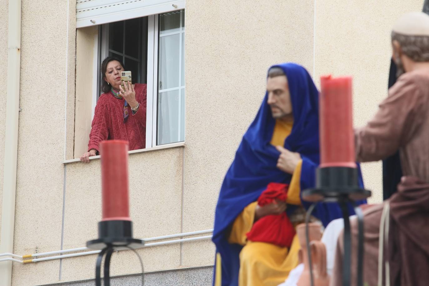 Procesión de la Sagrada Cena con Nuestra Señora del Patrocinio en Mérida
