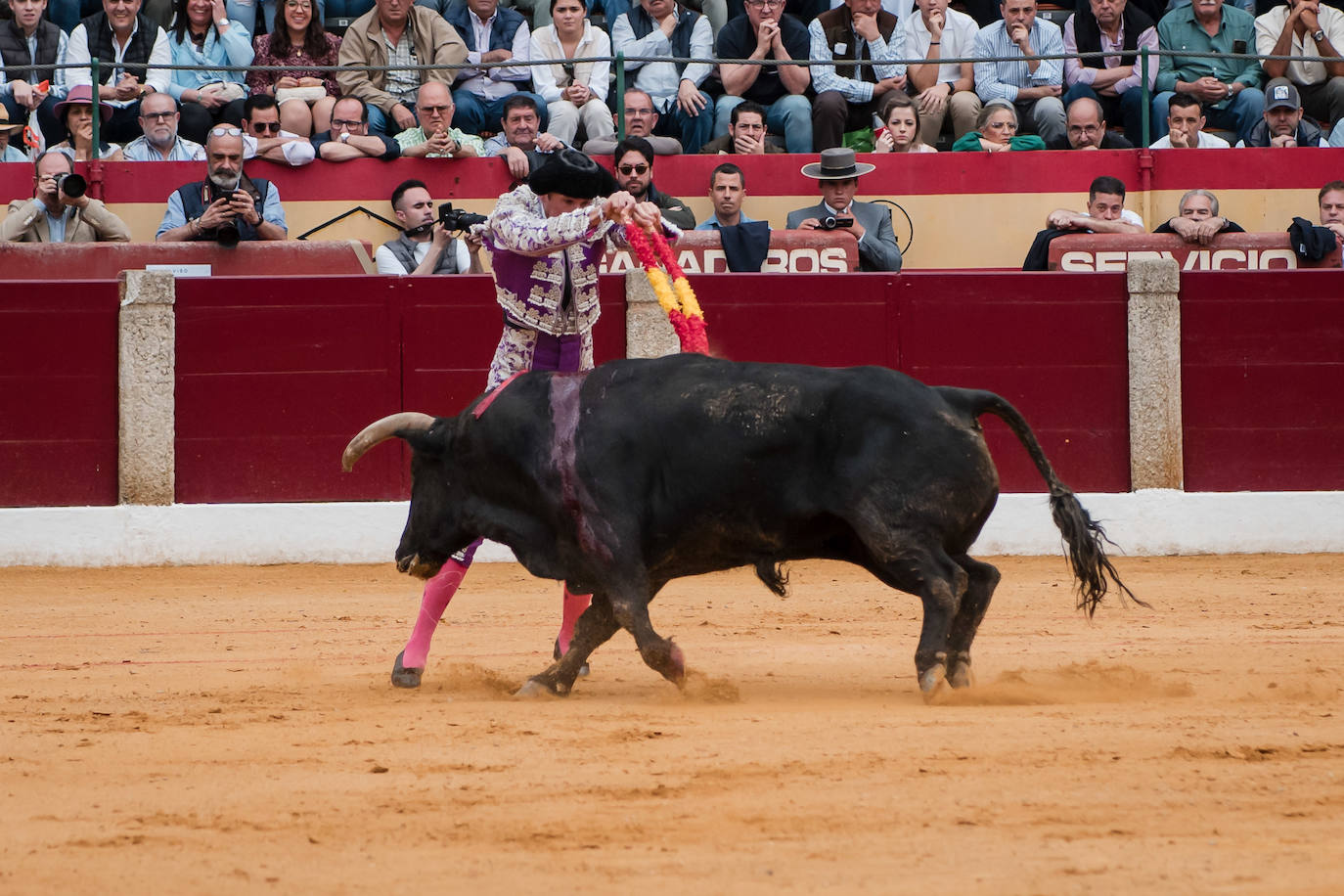 Las mejores imágenes de la corrida de Emilio de Justo, Talavante y Juan Ortega en Almendralejo (I)