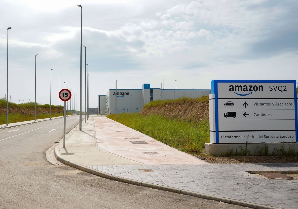 Instalaciones de Amazon en Badajoz.