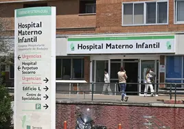 Entrada al Hospital Materno Infantil de Badajoz