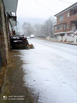 Así esta La Garganta tras la nevada
