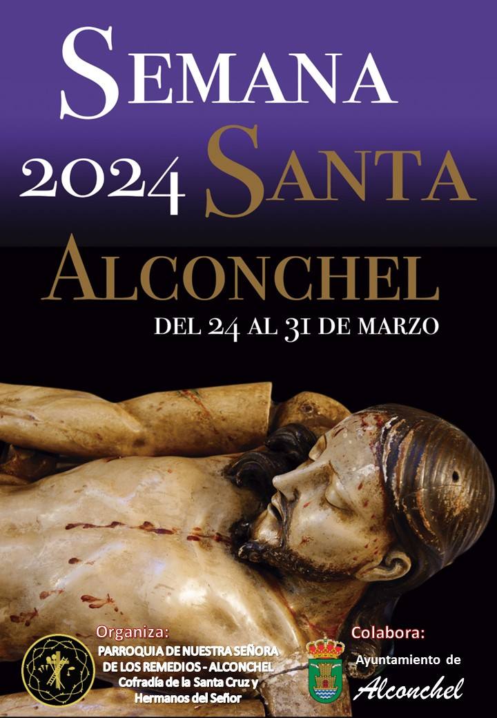 Cartel de la Semana Santa 2024 en Alconchel.