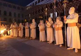 Viacrucis en la Plaza Alta de Badajoz en una imagen de archivo.