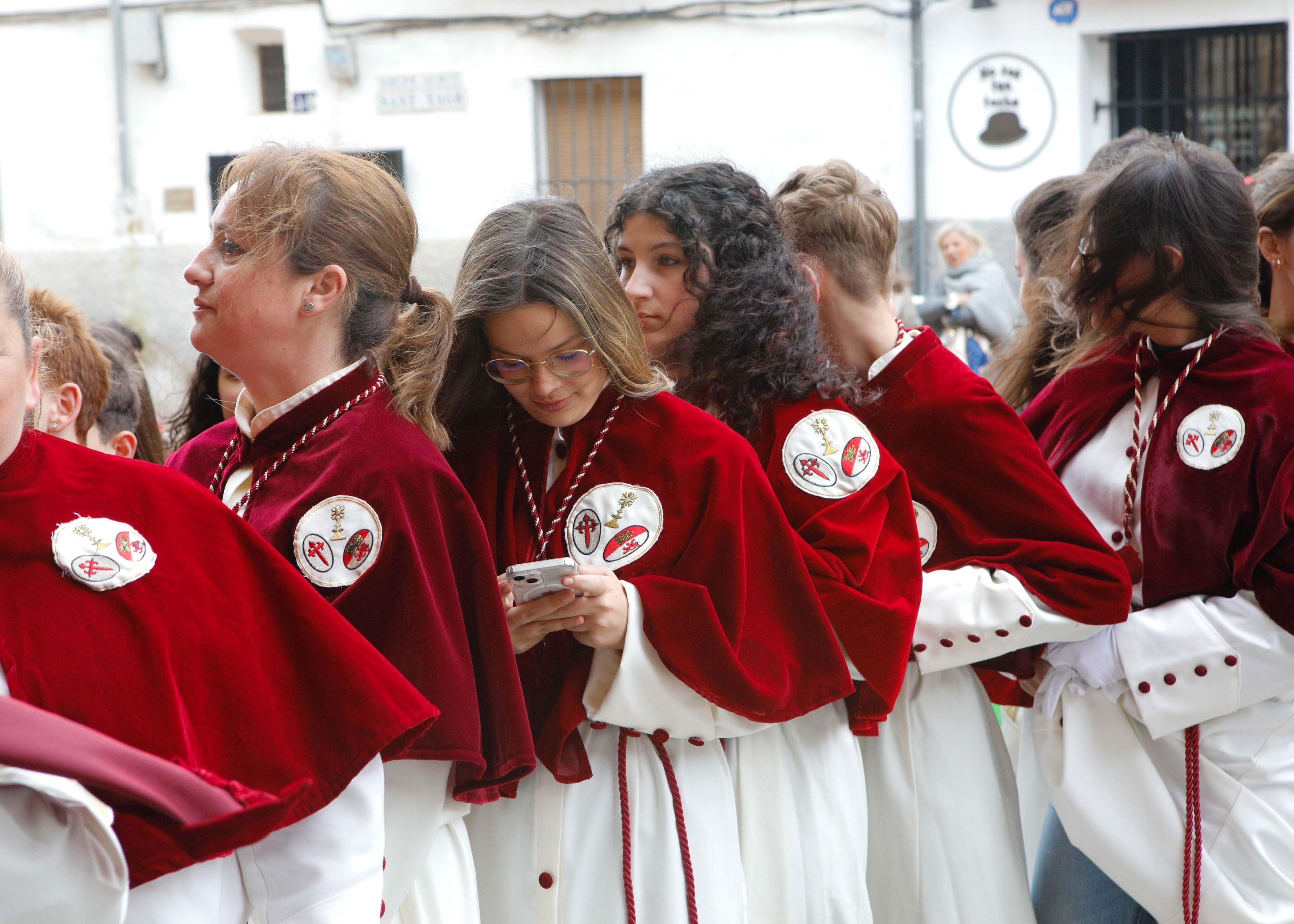 El Jueves Santo comenzó en Cáceres con la suspensión de la Sagrada Cena. 