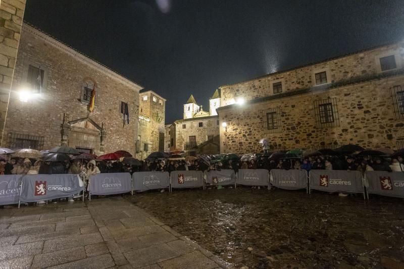 El Cristo Negro suspende su procesión por la Ciudad Monumental de Cáceres