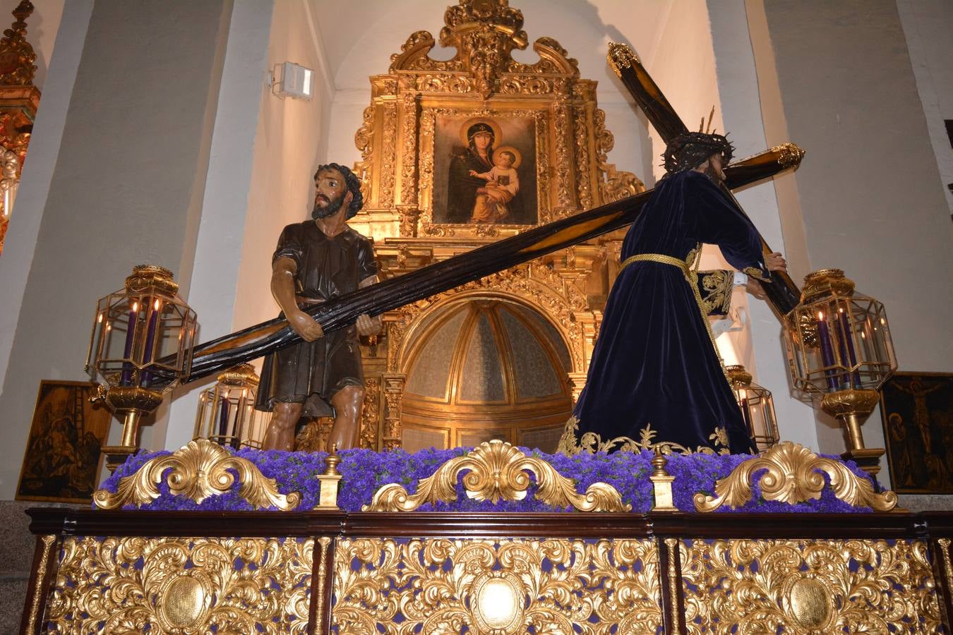 El Nazareno no pudo salir tras un largo día de lluvia