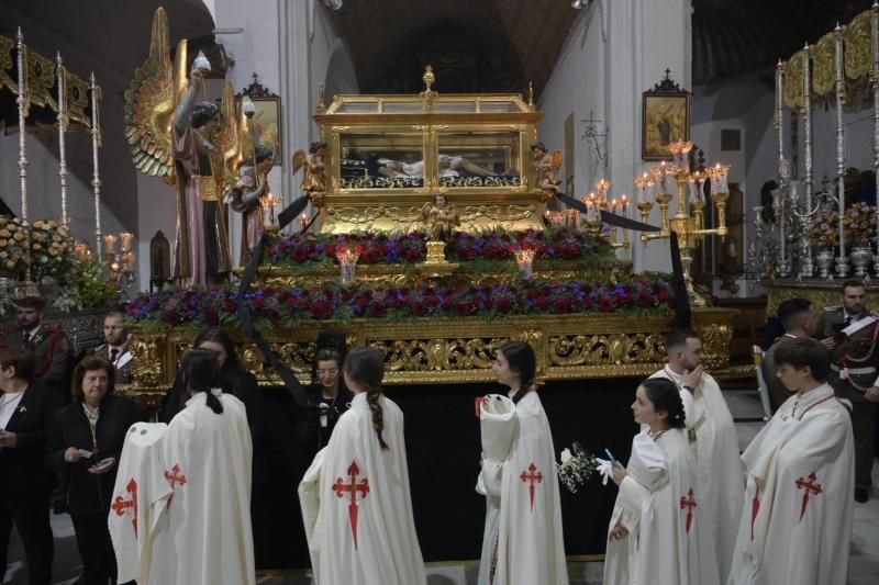 Suspensión del Santo Entierro en Badajoz. 