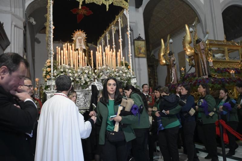 Suspensión del Santo Entierro en Badajoz. 