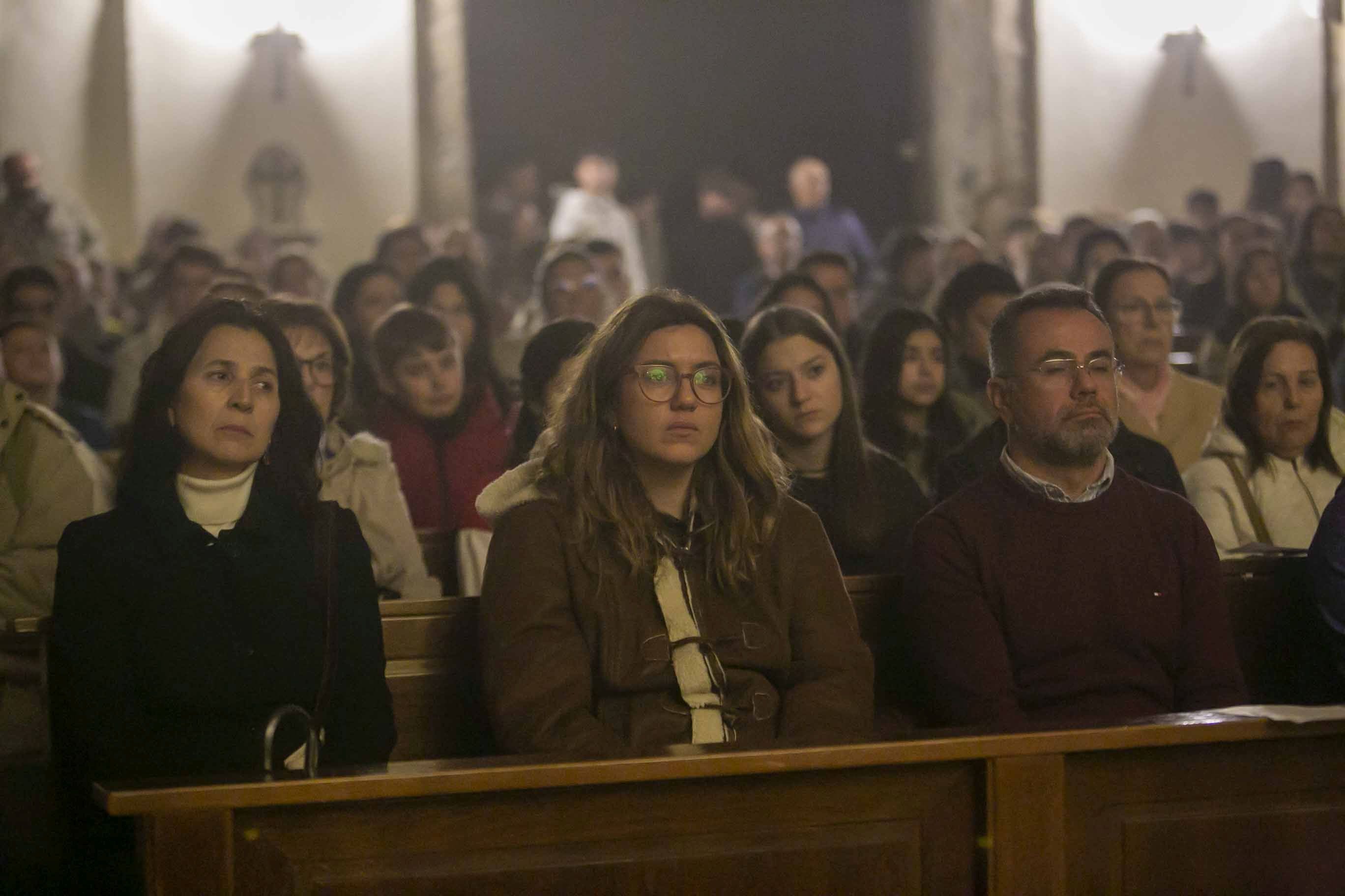 El viacrucis tuvo lugar en la Concatedral de Mérida. 