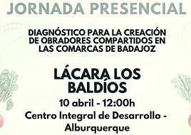 Jornada sobre la creación de obradores de Artesanía Alimentaria compartidos