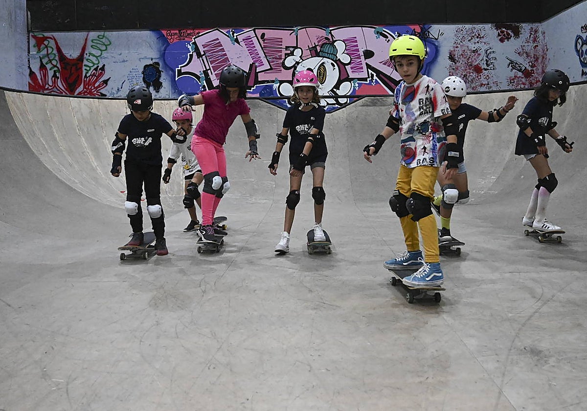 La pista de skate del Centro Joven de Badajoz.