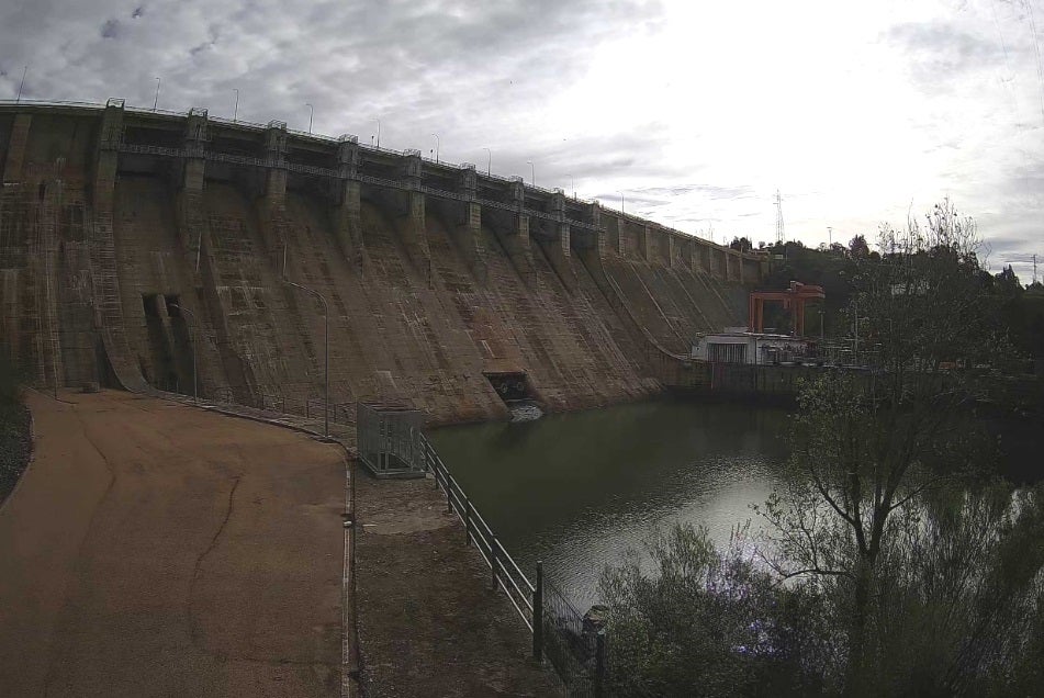 Presa del Zújar, al 34 por ciento de capacidad. 