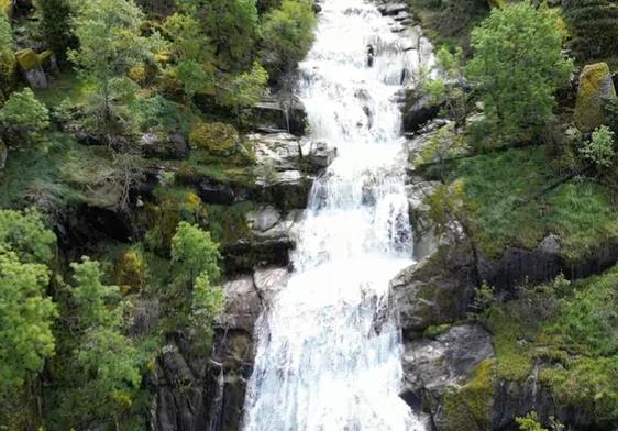 Así están esta primavera las cascadas del Valle del Jerte.