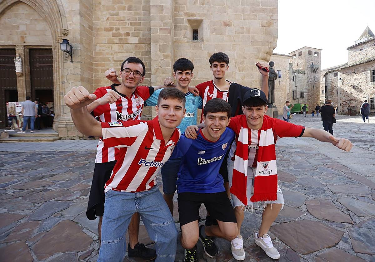 Los aficionados del Athletic hacen parada en Extremadura