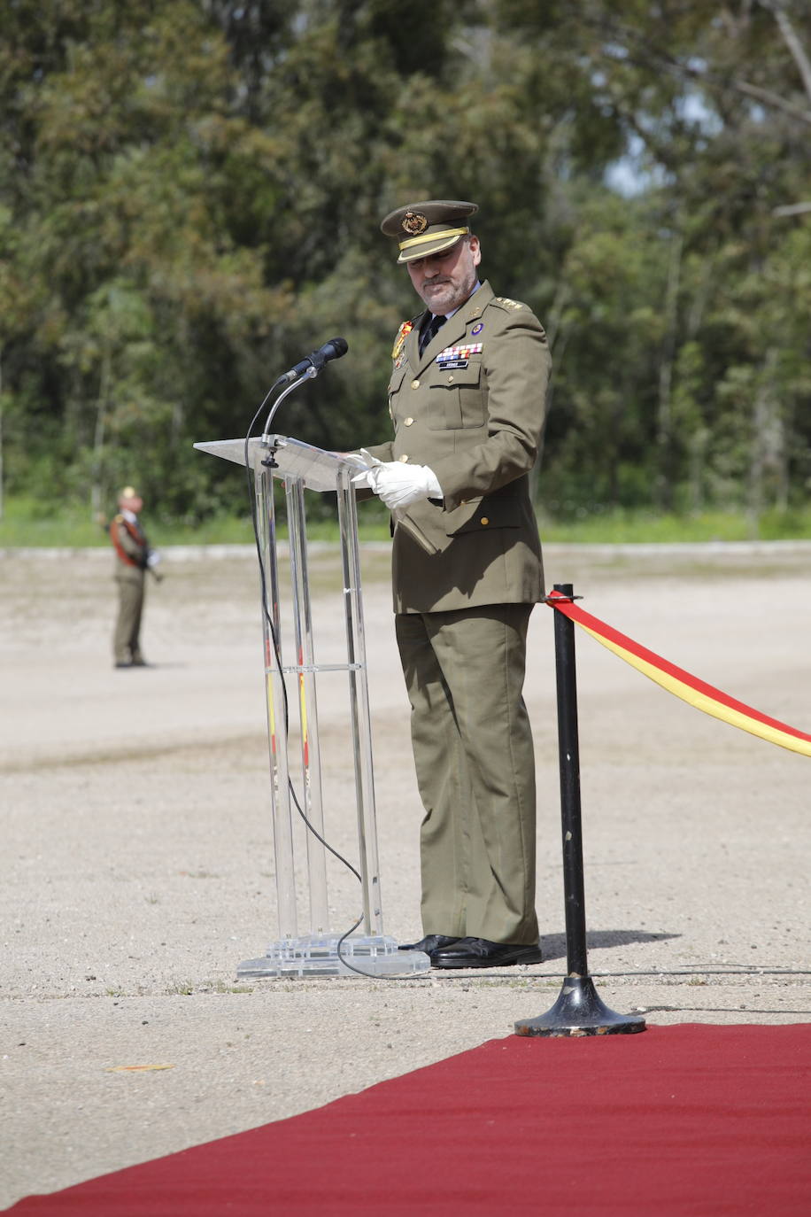 Acto de la toma de posesión del nuevo director del Cefot de Cáceres